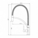 Grifo Flexible Alcor Negro