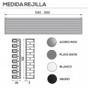 Rejilla aireación-ventilacion horno lamas