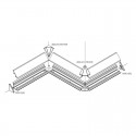 Terminal Copete Encimera Gris (2 uds)