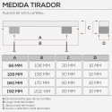 Tirador Acero Inoxidable 2312