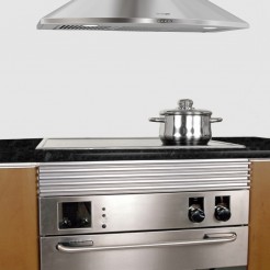  Emuca 8934725 - Marco de microondas para fijación en gabinete,  color plateado y gris, 23.6 in : Hogar y Cocina