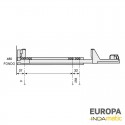 Juego de Guías Correderas para Cajón Europa