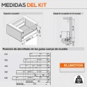 Cacerolero 30 KG Tandembox ANTARO M SIN Tablero Fondo 50