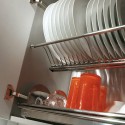 Conjunto Platera - Escurreplatos - Acero Inox