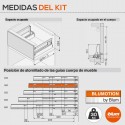 Cacerolero FREGADERO TANDEMBOX KIT SIN TABLERO