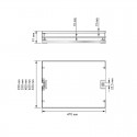 Cestillo para Columna Extraíble Flat Antracita