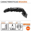 Bisagra Negra Blum 155º con Freno Blumotion