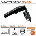 Bisagra Negra Blum 95º con Freno Blumotion para Rincones Falsos