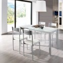 Silla Cocina Cromo Mate 7953