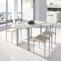 Silla Cocina Cromo Mate 7953