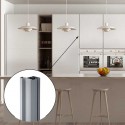 Perfil Gola Vertical Inox 8018