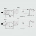 Perfil Gola Aluminio para Módulo Alto