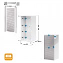 Kit para Mueble Persiana PVC Carbono Z-Smartlift 150 x 60