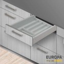 Cajón Cocina Cubertero PVC Gris Europa