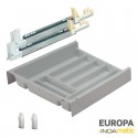 Cajón Cocina Cubertero PVC Gris Europa