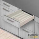 Cajón Cocina Cubertero PVC Blanco Europa