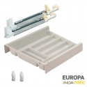 Cajón Cocina Cubertero PVC Blanco Europa