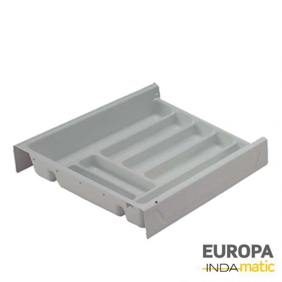 Cubertero PVC Gris para Cajón de Cocina Europa