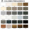 Fregadero 81x49,5 Sobreencimera - Fedra Resina Colores