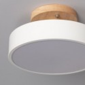 Lámpara de Techo LED 12W Madera y Metal CCT Seleccionable Whisty