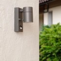 Aplique de Pared Exterior Acero Inoxidable con Sensor PIR Stone