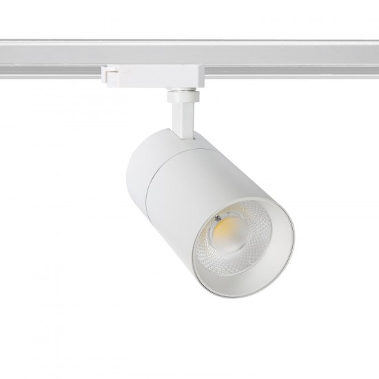 Foco Carril LED Monofásico 20W Regulable New Mallet Blanco 3000K