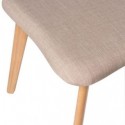 Silla KEIRA roble beige