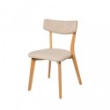 Silla ANAIS roble beige