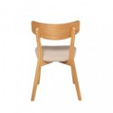 Silla ANAIS roble beige