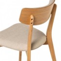 Silla ANAIS roble beige