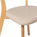 Silla ANAIS roble beige