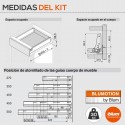 Cajon Tandembox ANTARO M Kit SIN Tablero