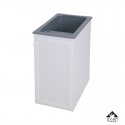 Mueble lavadero-pila aluminio Apolo