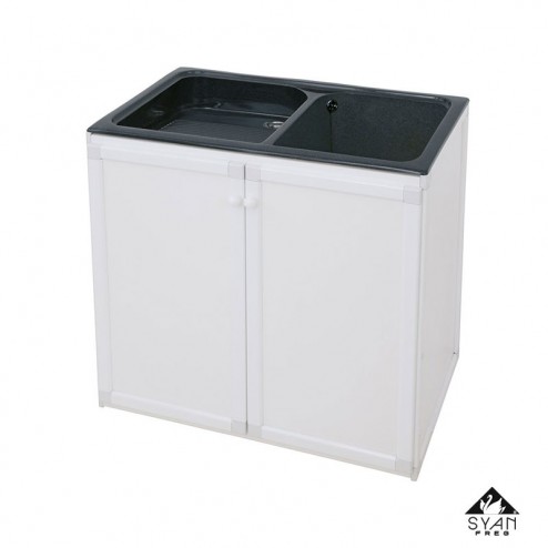 Mueble lavadero-pila aluminio Thor - Online