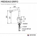 Grifo Fregadero Cocina Osmosis 3 Vías GF114