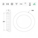 Foco Led 12V 3,2W 4000K Microlux