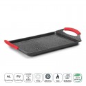 Plancha Grill Rectangular Lisa Black Eco-Piedra