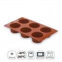 Molde Muffin 6 Cavidades Silicona Pastryflex