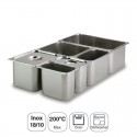 Tapa Inox Gastronorm con Junta de Silicona