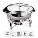 Chafing Dish Luxe Redondo Inox