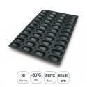 Molde Madalenas 44 Cavidades Silicona Black