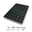 Molde Mini Muffins 70 Cavidades Silicona Black