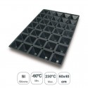 Molde Pirámides 35 Cavidades Silicona Black