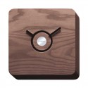 Reloj de Pared 22x22 cm Madera de Fresno Orologio