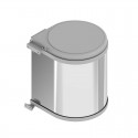 Cubo basura redondo inox