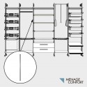 Kit Estructura a Techo para Estantería Modular