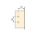 Bisagra 110º con Base Emuca X95 (20 uds)