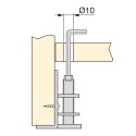 Kit Nivelador M10 para Muebles (10 uds)