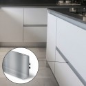 Perfil Gola Intermedio Horizontal Inox Cocina